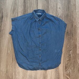 Madewell - Short sleeve button down blouse - Size Medium